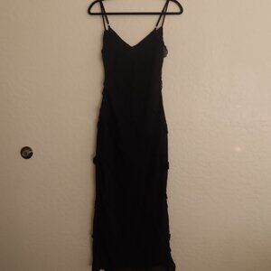 Maxi Ruffle Formal Sleeveless Dress